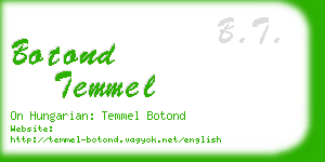 botond temmel business card